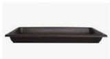 Barna balkonláda alátét 58 cm