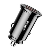 Baseus 2db USB portos QC 3.0 30W 5A autós töltő adapter (CCALL-YD01)
