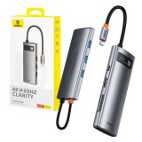 Baseus adapter 7 az 1-ben USB-C - 1xHDMI4K60Hz + 3xUSB-A + 1xPD + 1xSD/TF (B00030708811-00) (B00030708811-00)