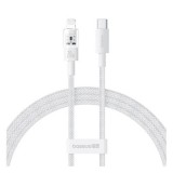 Baseus Apple IPAD (4th Generation) gem adatkábel (usb - lightning, 20w, pd gyorstöltő, cipőfűző, 200cm) fehér