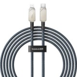 Baseus Aramid Fiber USB-C - Lightning kábel 2m navy blue (P10355803221-01) (P10355803221-01)