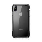 Baseus Armor Apple iPhone Xs Max műanyag hátlap szilikon kerettel (fekete)