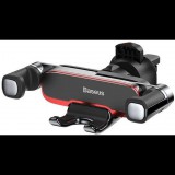 Baseus autós tartó (szellőzőre, gravitációs, 360°, 4.7-6.5" méret) FEKETE (SUYL-HU01) (6953156219779)