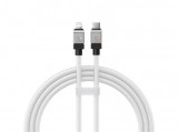 BASEUS C típusú kábel Apple Lightning 8-tűs CoolPlay gyorstöltés 20W 1m fehér CAKW000002