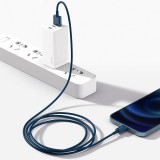 Baseus Cable USB Apple lightning 8-pin 2,4a kiváló gyors töltésű CALYS-A03 1M KÉK