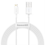 BASEUS CABLEL USB Apple Lightning 8-pin 2,4a Superior sorozat Gyors töltő Calys-C02 2 méteres fehér