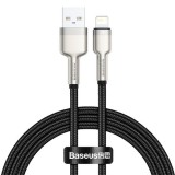 Baseus Cafule Metal Lightning Cable 2.4A 1m Black CALJK-A01