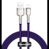 Baseus Cafule USB-A - Lightning kábel 2,4A 1m lila (CALJK-A05) (CALJK-A05)