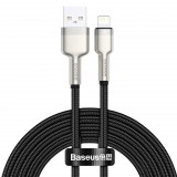 Baseus Cafule USB-A - Lightning kábel 2m fekete (CALJK-B01) (CALJK-B01)