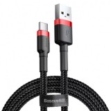 Baseus Cafule USB-C Cable 2A 3m Black/Red CATKLF-U91