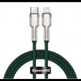 Baseus Cafule USB-C-Lightning kábel, PD, 20W, 1m, zöld (CATLJK-A06) (CATLJK-A06)