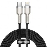 Baseus Cafule USB-C Lightning töltőkábel, PD, 20 W, 2m, fekete (CATLJK-B01)