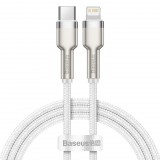 Baseus Cafule USB-C Lightning töltőkábel, PD, 20W, 1 m, fehér (CATLJK-A02) (CATLJK-A02) - Adatkábel