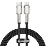 Baseus Cafule USB-C-Lightning töltőkábel, PD, 20W, 1m, fekete (CATLJK-A01)