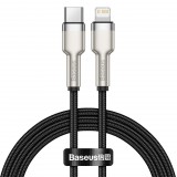 Baseus Cafule USB-C-Lightning töltőkábel, PD, 20W, 1m, fekete (CATLJK-A01) (CATLJK-A01) - Adatkábel