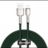 Baseus Cafule USB-Lightning kábel, 2.4A, 2m, zöld (CALJK-B06) (CALJK-B06)