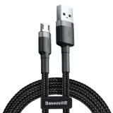 Baseus Cafule USB-Micro - USB-A kábel 2m szürke-fekete (CAMKLF-CG1) (CAMKLF-CG1) - Adatkábel