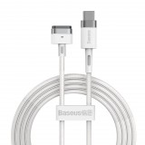 Baseus Cink USB-C-MagSafe mágneses kábel, 60 W, 2m, fehér (CATXC-V02) (CATXC-V02) - Notebook Töltő
