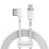 Baseus Cink USB-C-MagSafe mágneses kábel, 60 W, 2m, fehér (CATXC-W02) (CATXC-W02) - Notebook Töltő