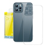 Baseus Crystal iPhone 12 Pro Átlátszó tok és üvegfólia