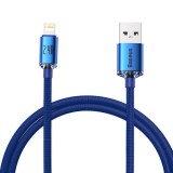 Baseus crystal shine series fast charging data cable USB Type A to Lightning 2.4A 1.2m blue (CAJY000003)