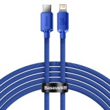 Baseus crystal shine series fast charging data cable USB Type C to Lightning 20W 2m blue (CAJY000303)