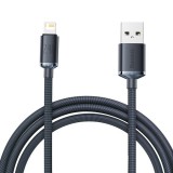 Baseus Crystal Shine USB-Lightning kábel, 2,4A, 2m, fekete