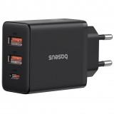 Baseus Cube Fast Charger 2U+C 30W EU Black P10111402113-00