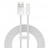 Baseus Dynamic USB- Lightning kábel, 2.4A, 1m, fehér (CALD000402) (CALD000402)