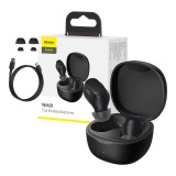 Baseus Encok True WM01 Vezeték nélküli fülhallgató (fekete)