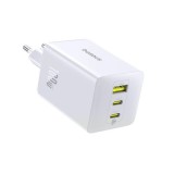 Baseus EnerFill FE11 hálózati töltő, 100 W, 2x USB-C, 1x USB-A, fehér