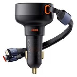 Baseus Enjoyment Pro 60W Type-C and Lightning Car Charger Black C00057802111-00