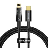 Baseus Explorer USB-C-Lightning kábel 20W 1m (fekete (CATS000001) (CATS000001) - Adatkábel