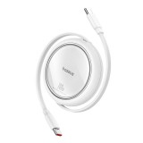 Baseus Free2Draw USB-C – USB-C kábel PD 100W 1m fehér (P10364500211-00) (P10364500211-00)