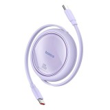 Baseus Free2Pull Retractable USB-C Cable 100W Purple P10364500511-00