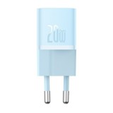 Baseus GaN5 Mini hálózati gyorstöltő 20W, USB Type-C, kék