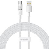 Baseus Gem USB-A apa - USB-C apa Adat és gyorstöltő kábel 2m - Fehér (P10373002211-01)
