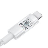 Baseus Gem USB-C apa - Lightning apa Adat és gyorstöltő kábel 1m - Fehér (P10373001211-00)