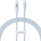 Baseus Gem USB-C apa - Lightning apa Adat és gyorstöltő kábel 1m - Kék (P10373001311-00)