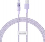 Baseus Gem USB to IP lightning 2.4A fast charging cable 2m Purple P10373003511-01