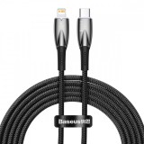 Baseus Glimmer Series cable with fast charging USB-C - Lightning 480Mb/s PD 20W 2m black