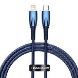 Baseus Glimmer Series USB-C - Lightning kábel 2m kék (CADH000103) (CADH000103) - Adatkábel