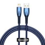 Baseus Glimmer Series USB - Lightning kábel 1m kék (CADH000203) (CADH000203) - Adatkábel