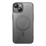 Baseus Glitter iPhone 14 Átlátszó mágneses tok és üvegfólia fekete (ARMC010001) (ARMC010001) - Telefontok