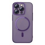 Baseus Glitter iPhone 14 Pro Mágneses telefontok, üvegfólia és tisztítókészlet (lila)