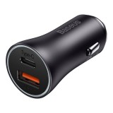 Baseus Golden Contactor Max Car Charger Dark Gray CGJM000113