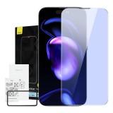 Baseus iPhone 14 Pro Max Kékfény-szűrős üvegfólia, 0.4 mm