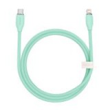 Baseus Jelly Cable USB-C apa 2.0 - Lightning apa Adat és töltőkábel, zöld (2m) (CAGD020106)