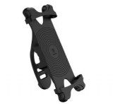 Baseus kerékpáros telefontartó (gumis, kormányra rögzíthető) FEKETE