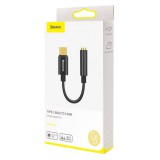 Baseus L54 USB-C - 3,5mm-es jack audioadapter fekete (CATL54-01)
